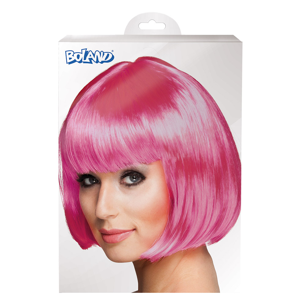 Pruik Cabaret roze