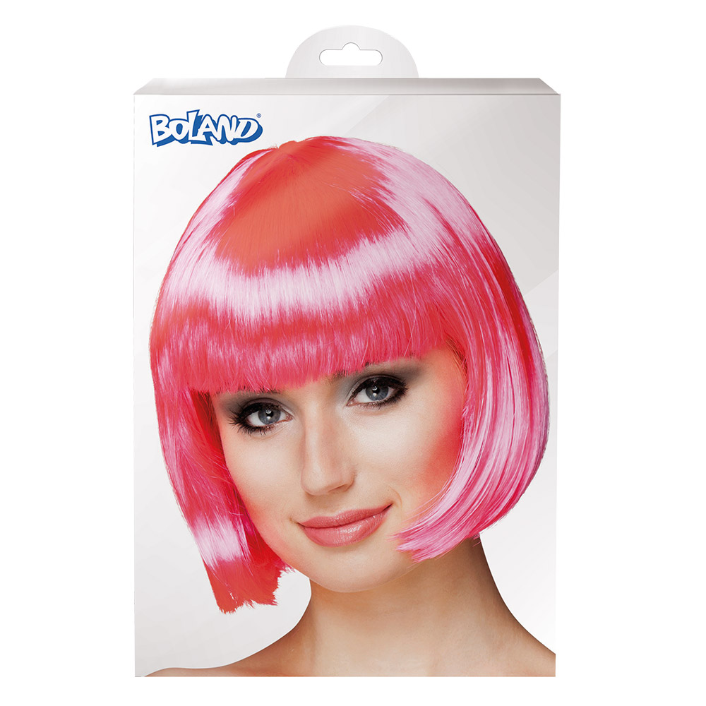 Pruik Cabaret neonroze UV