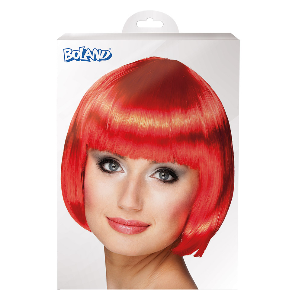 Pruik Cabaret rood