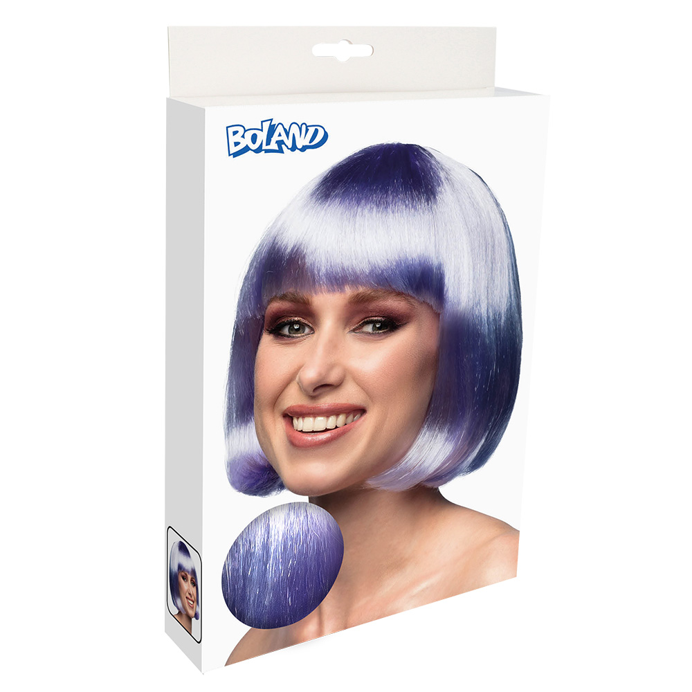 Pruik Cabaret lila