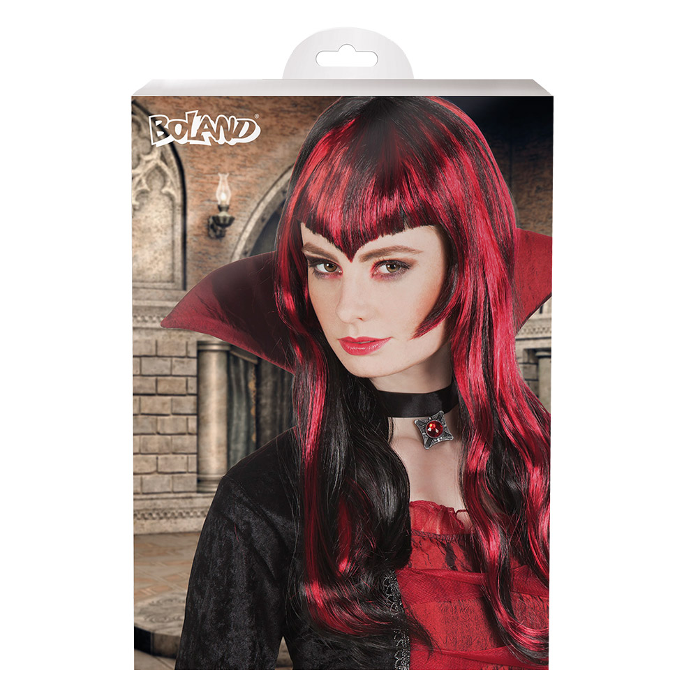 Pruik Vampire streaks