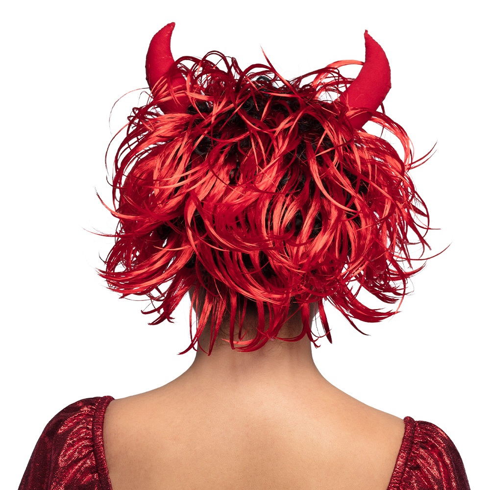 Pruik Curly devil