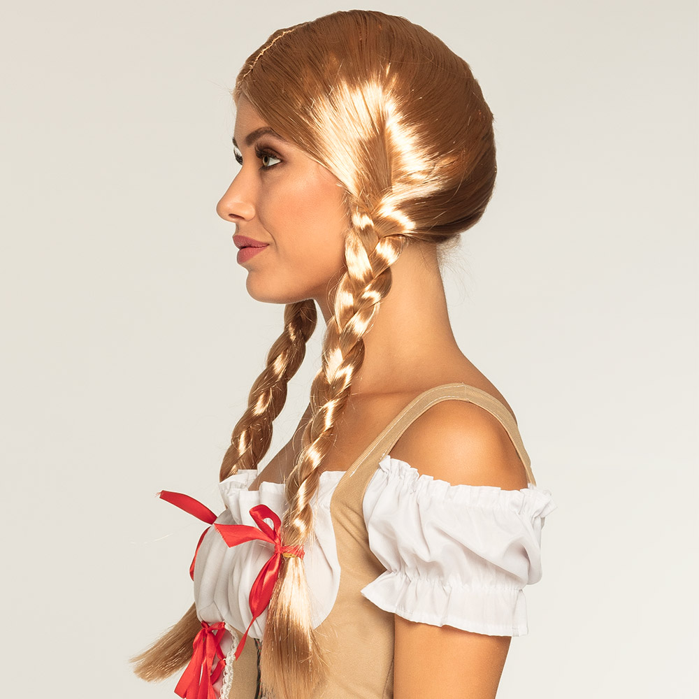 Pruik Heidi blond