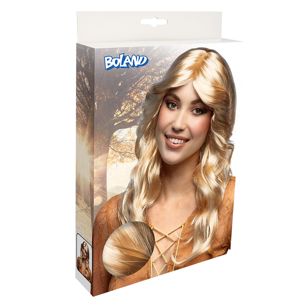 Pruik River blond