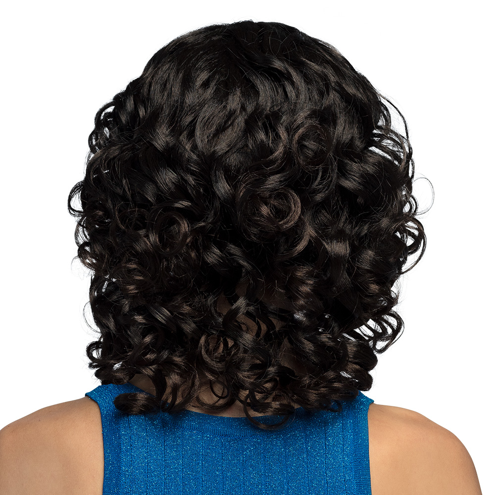 Pruik Cocktail zwart