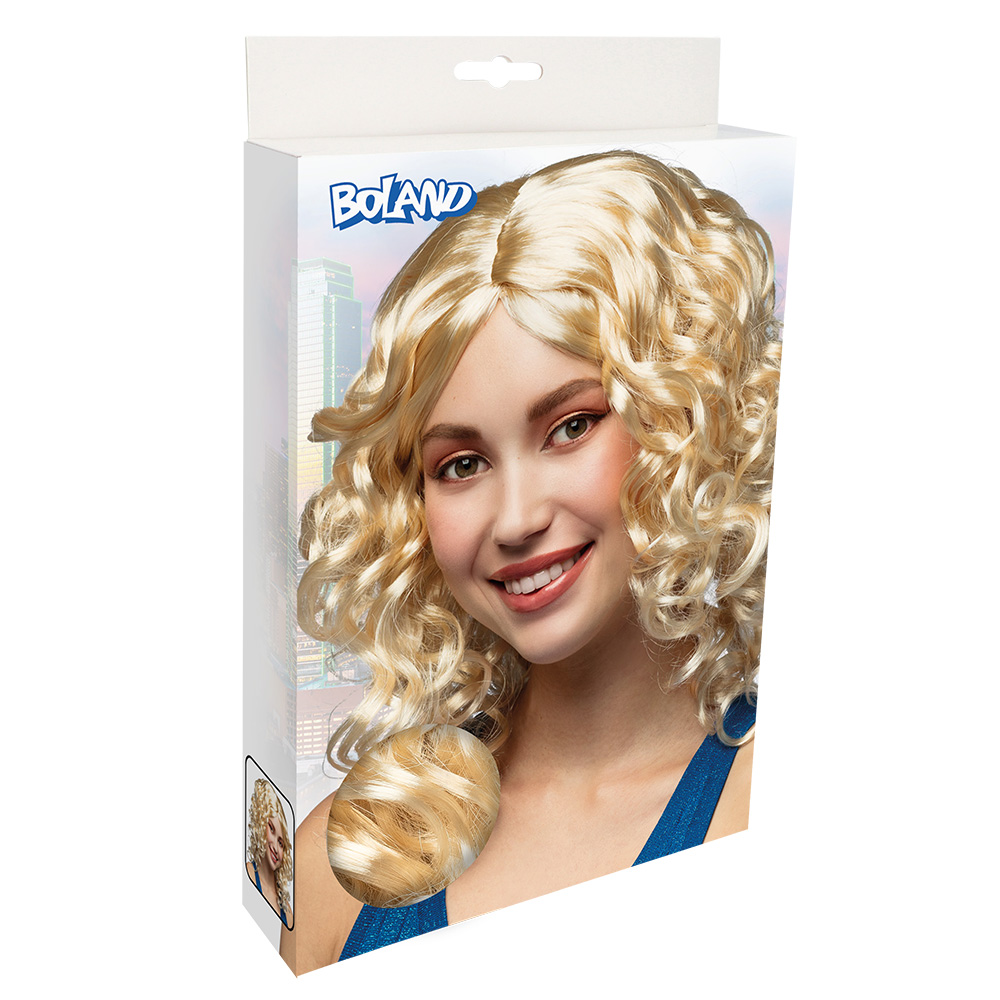 Pruik Cocktail blond