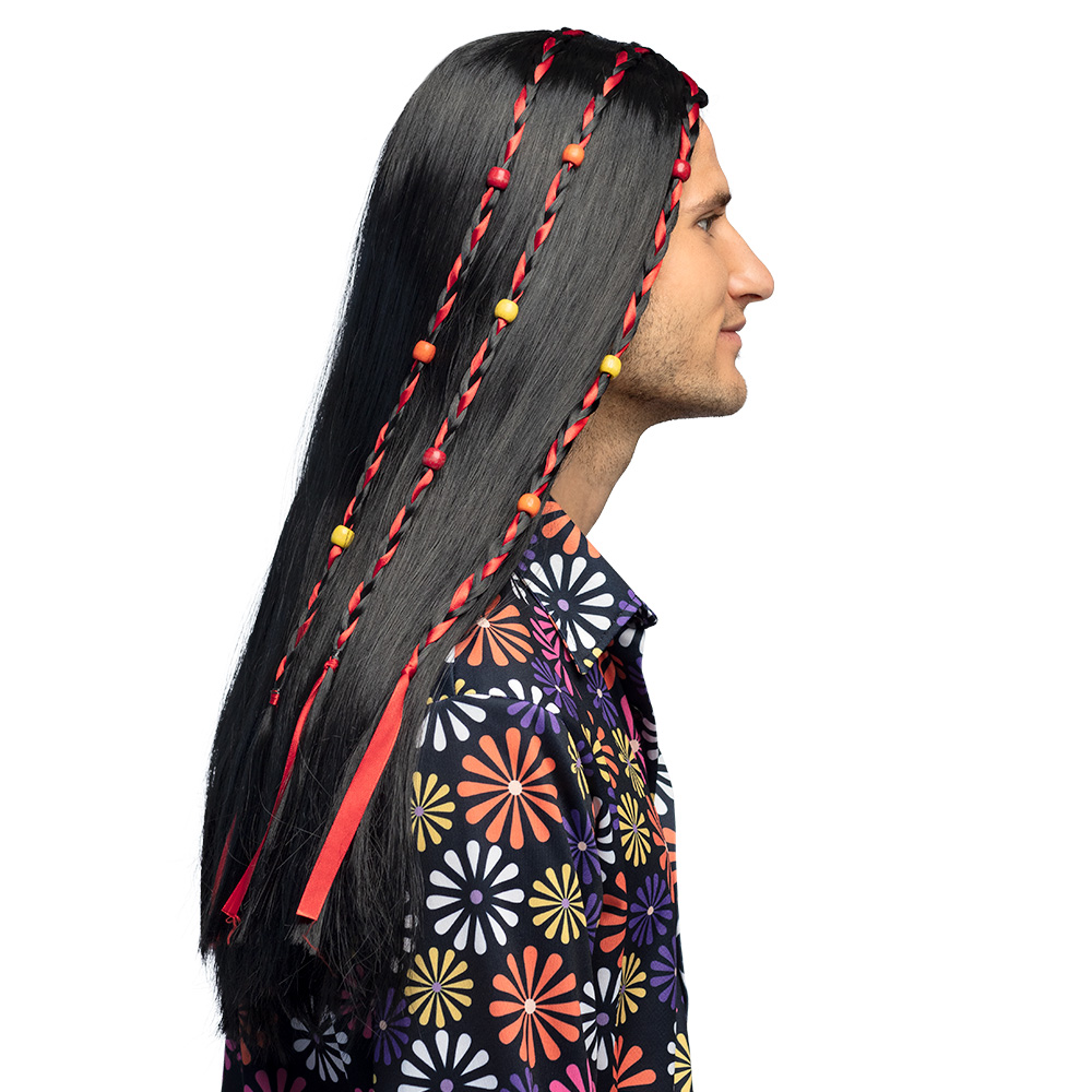 Pruik Flower power