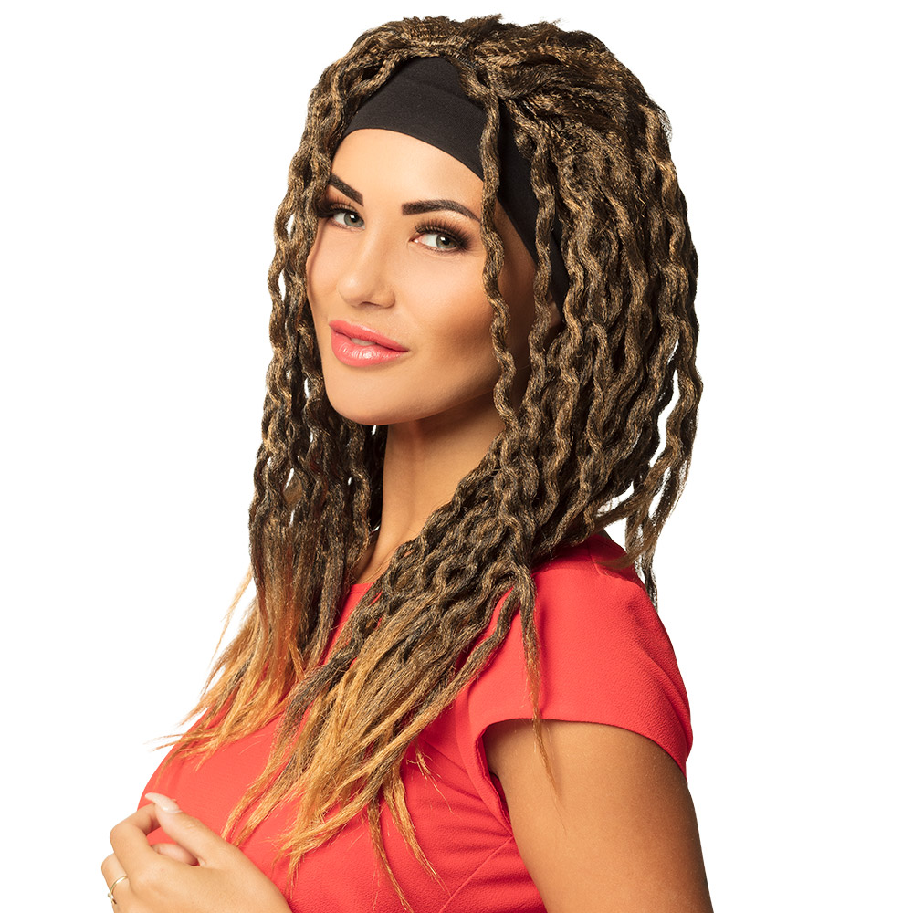 Pruik Emily met hoofdband