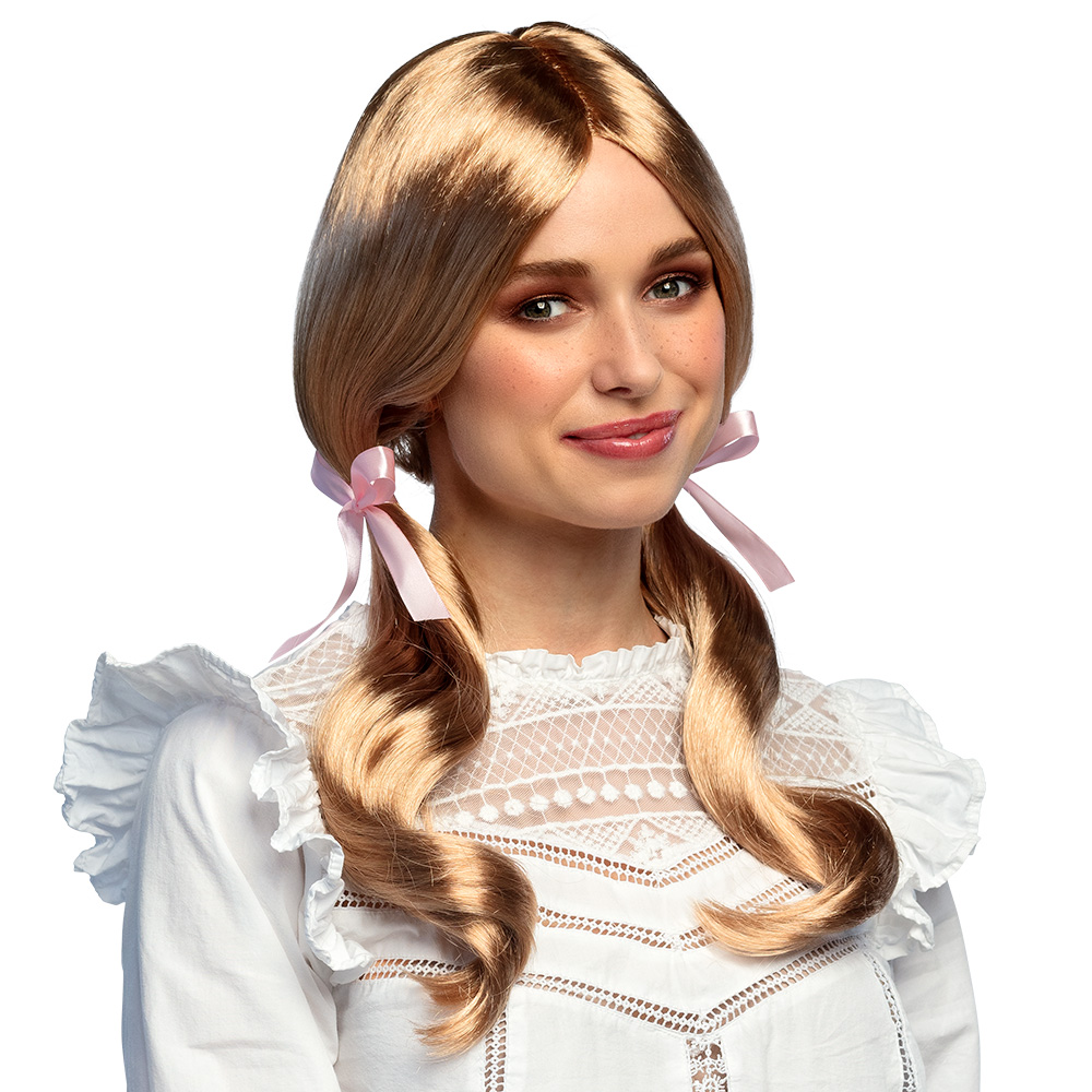 Pruik Schoolgirl blond