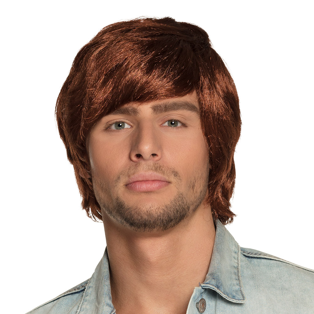Pruik Tyler bruin
