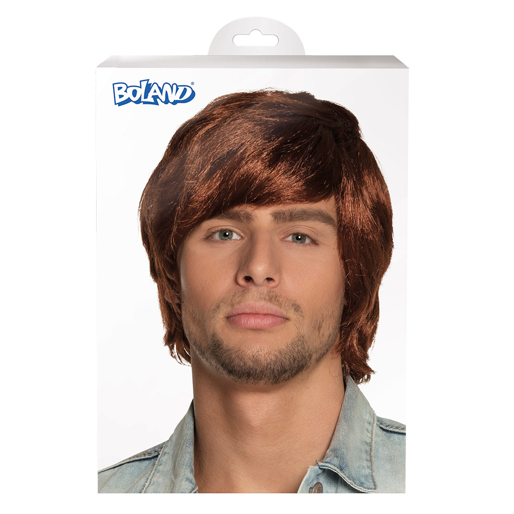 Pruik Tyler bruin