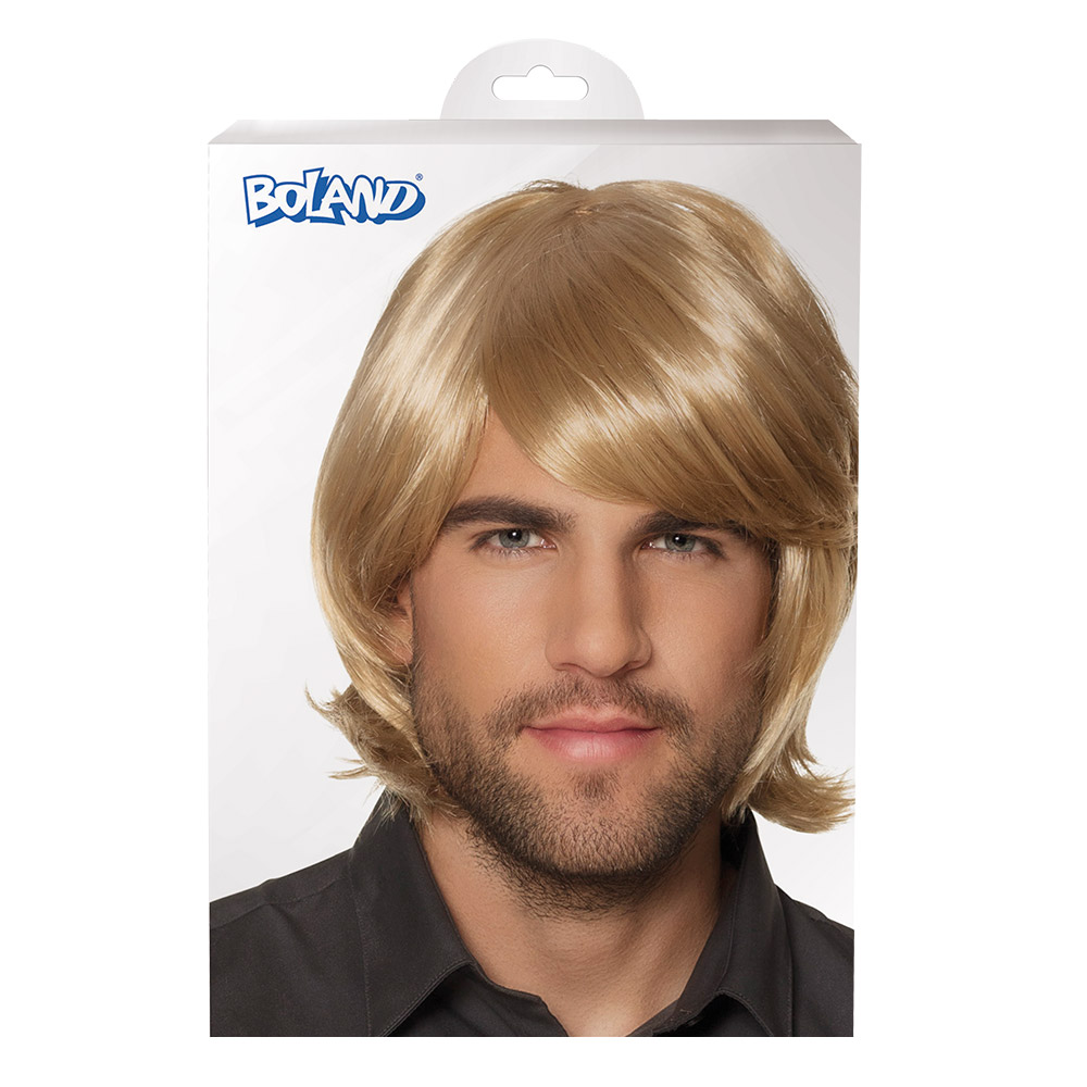 Pruik Spike blond