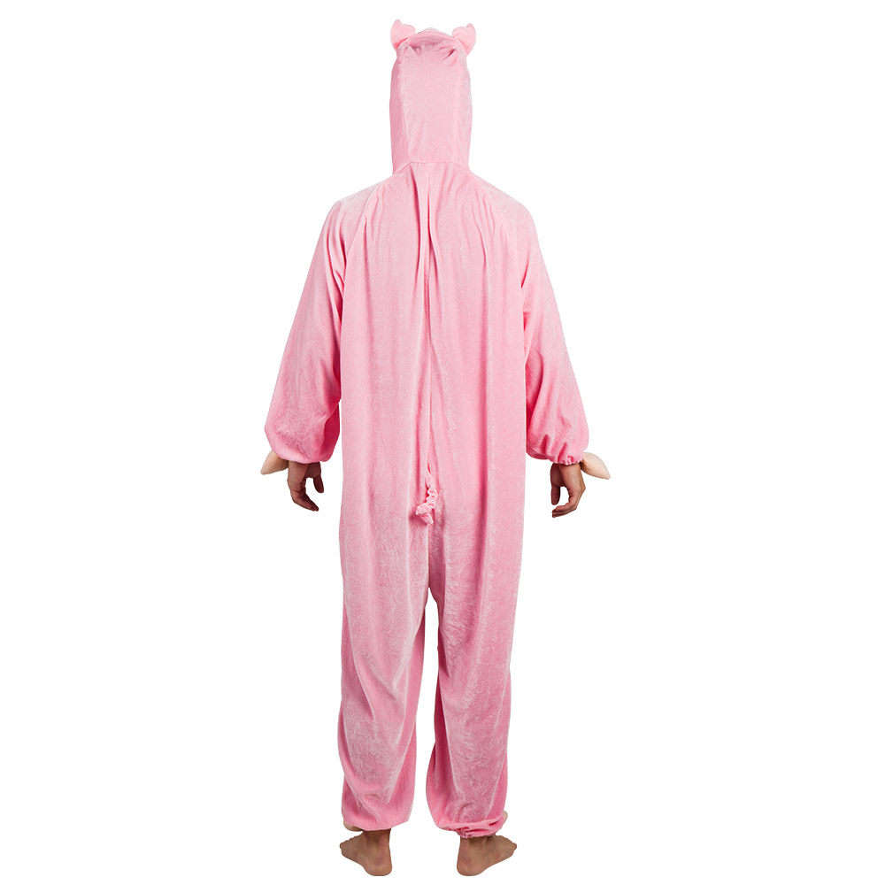 Volwassenenkostuum Varken pluche (max. 1.80 m)