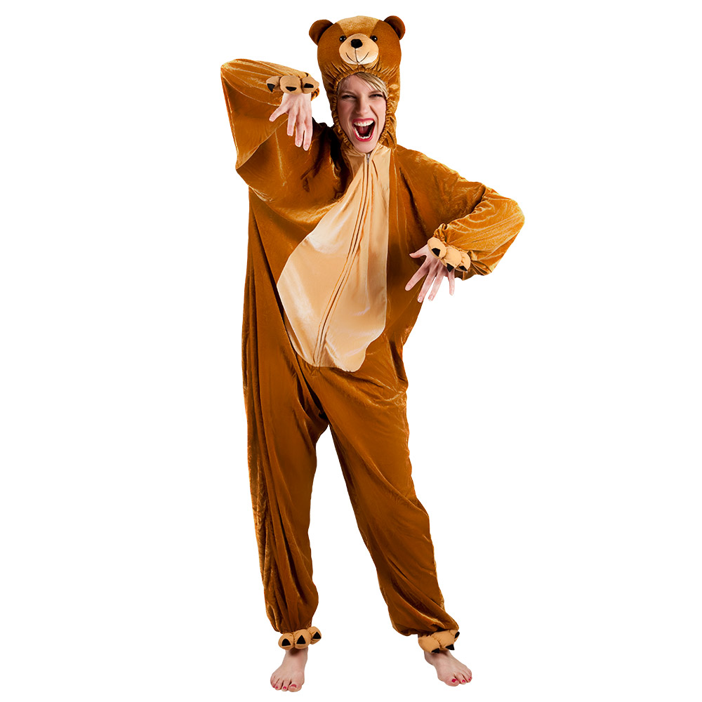 Volwassenenkostuum Beer pluche (max. 1.95 m)