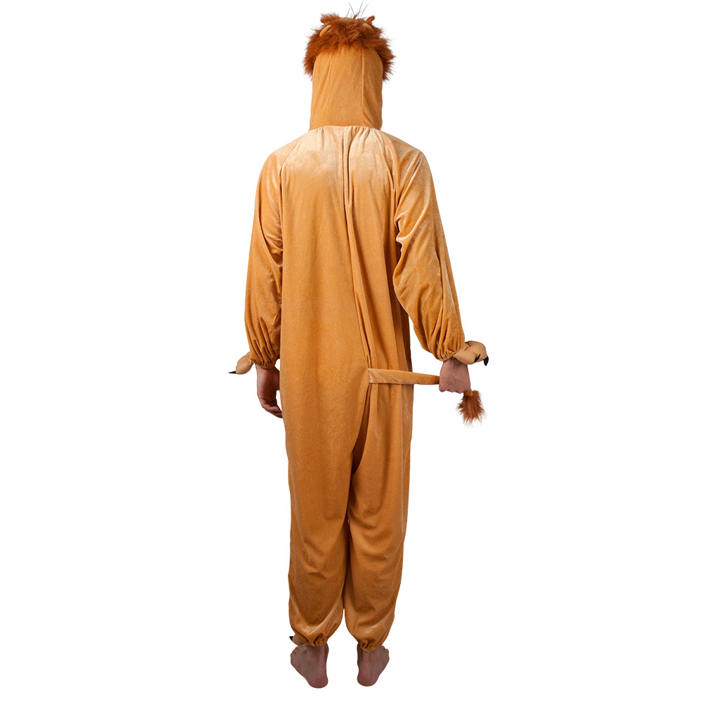 Volwassenenkostuum Leeuw pluche (max. 1.95 m)