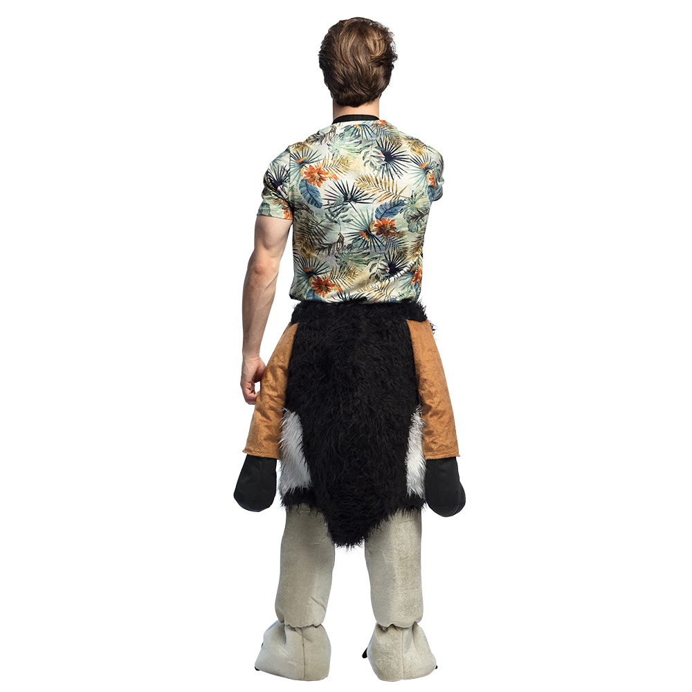 Volwassenenkostuum Op een struisvogel (one size)