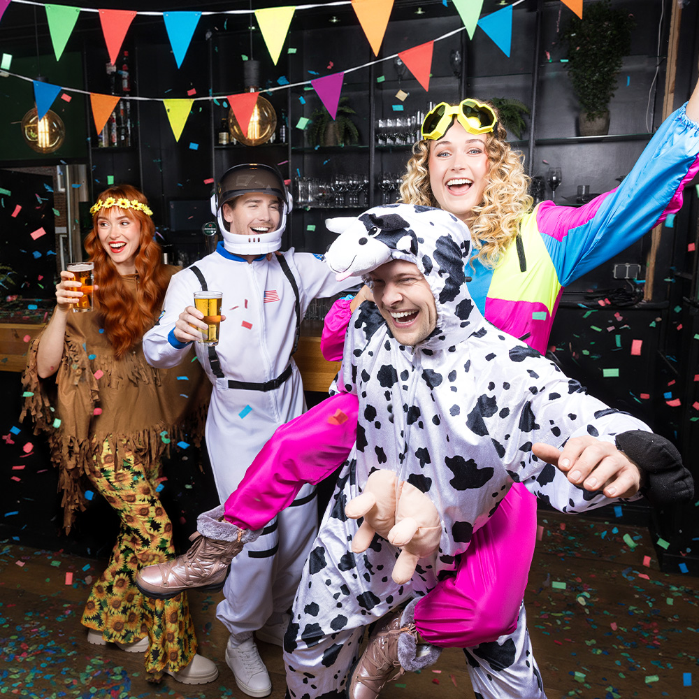 Tienerkostuum Koe pluche (max. 1.65 m)