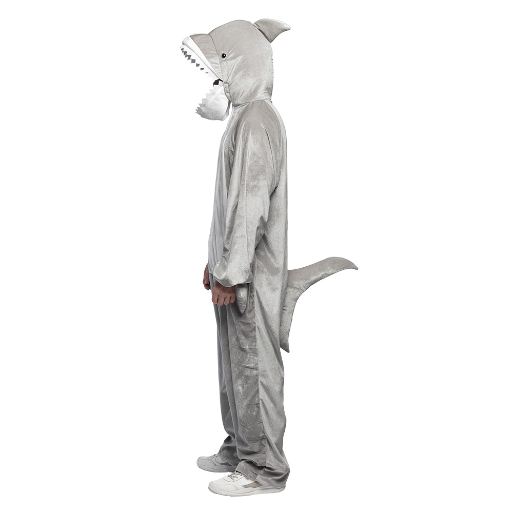 Volwassenenkostuum Haai pluche (max. 1.95 m)