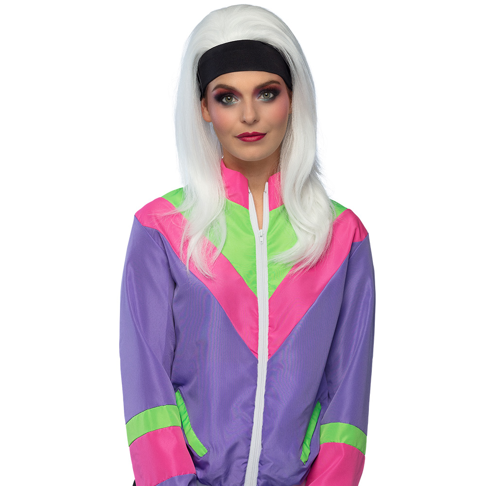 Trainingsjasje Retro babe paars UV (XL)