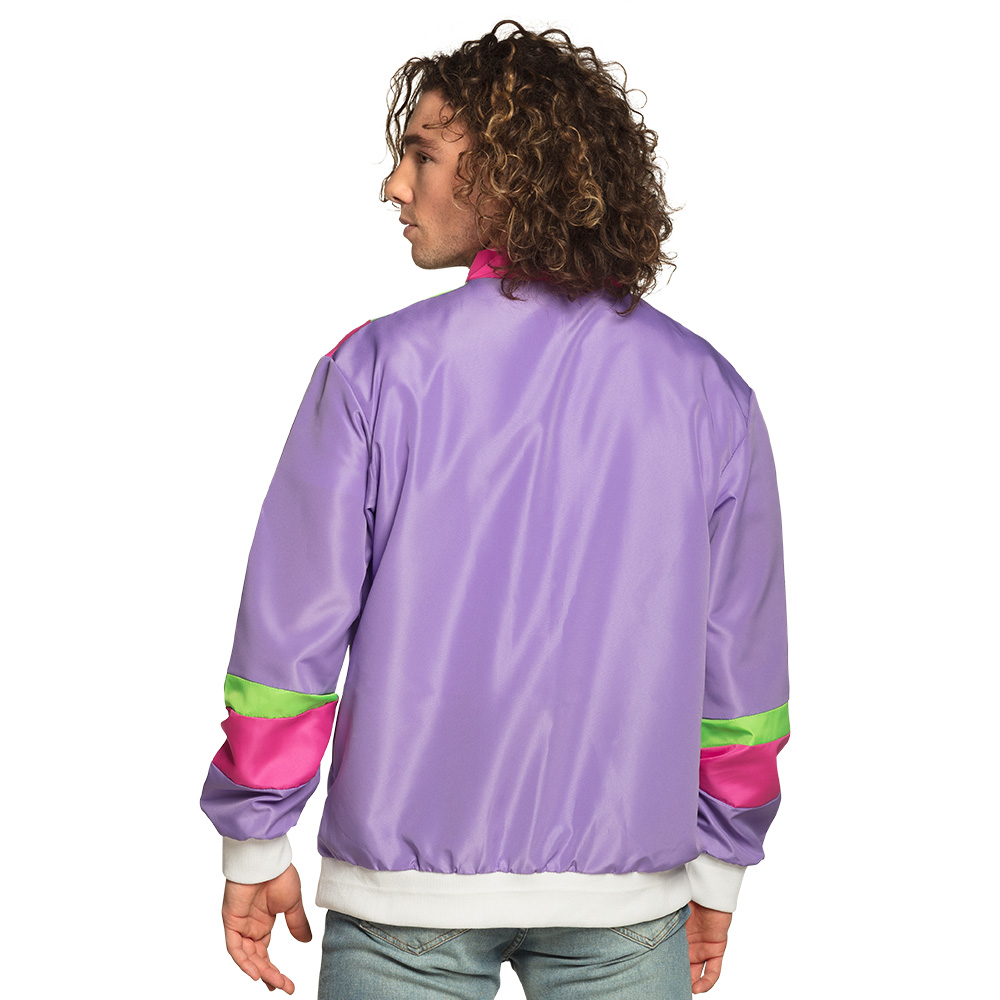 Trainingsjasje Retro dude paars UV (XL)