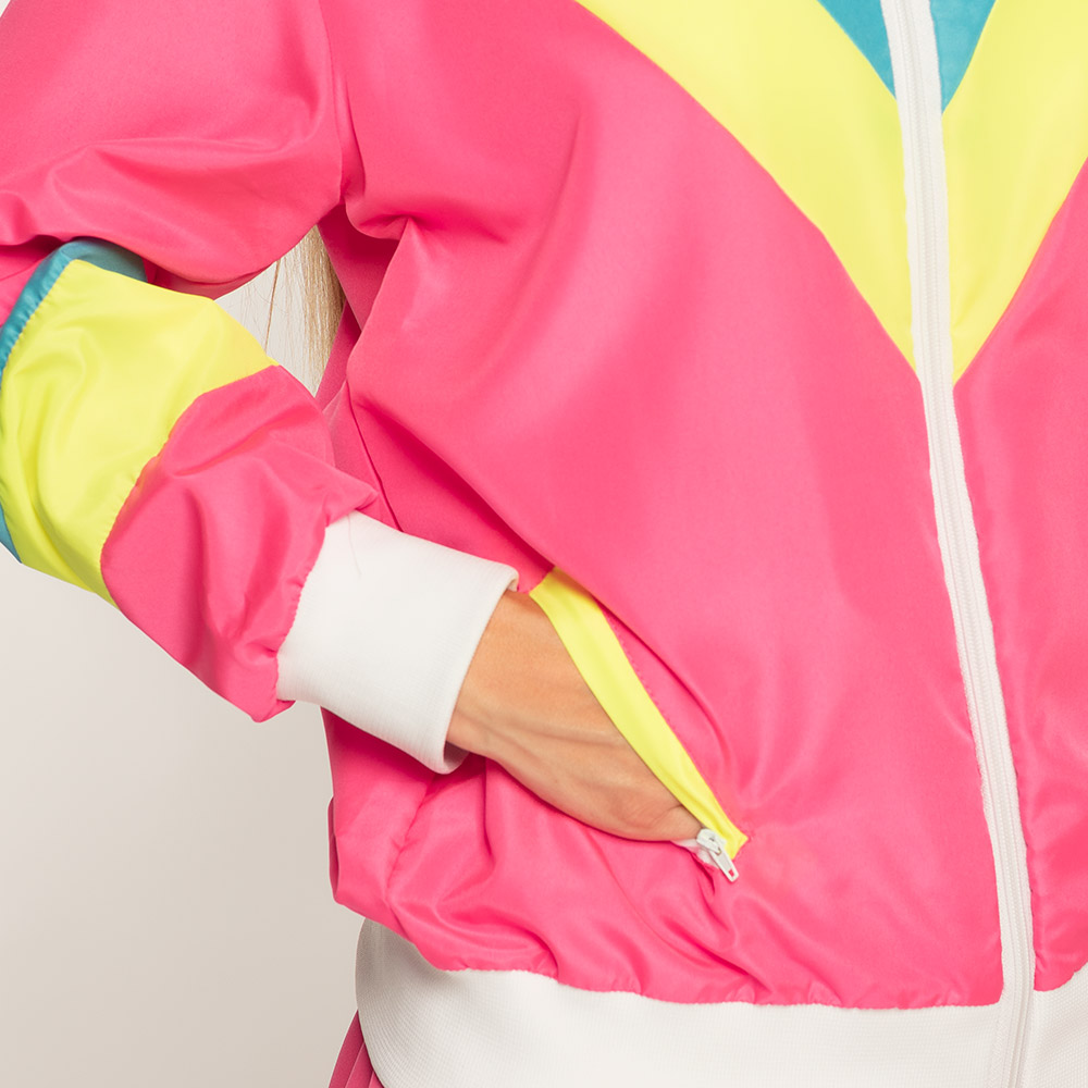 Trainingspak Retro babe neonroze UV (M)