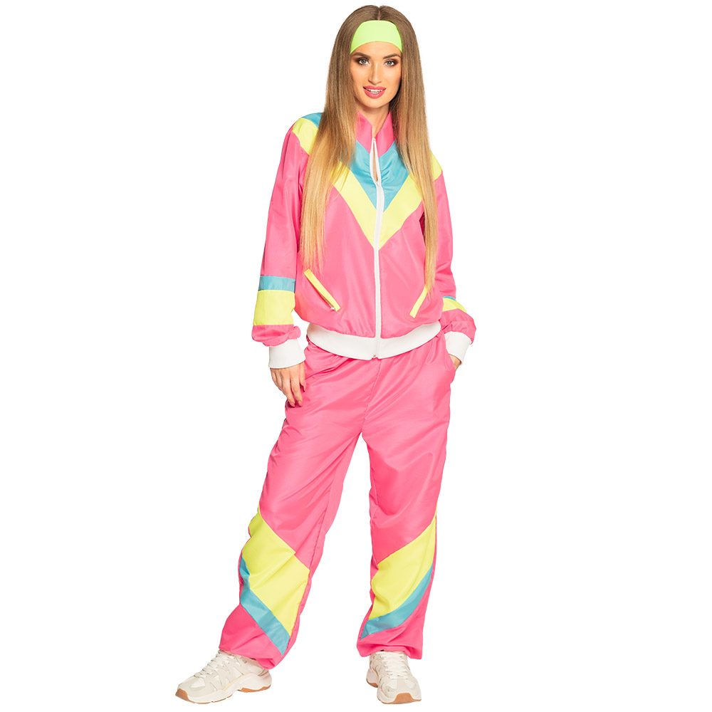 Hoofdband Retro neongroen