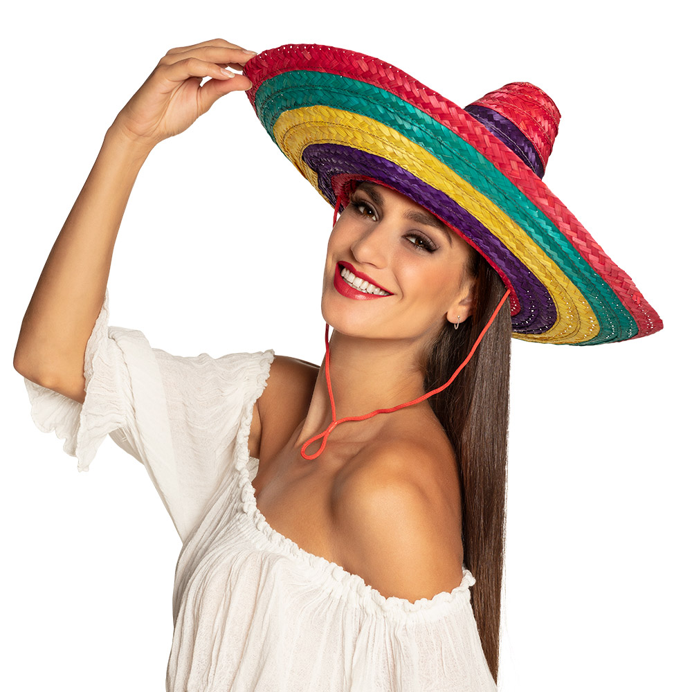 Sombrero Puebla veelkleurig (Ø 49 cm)