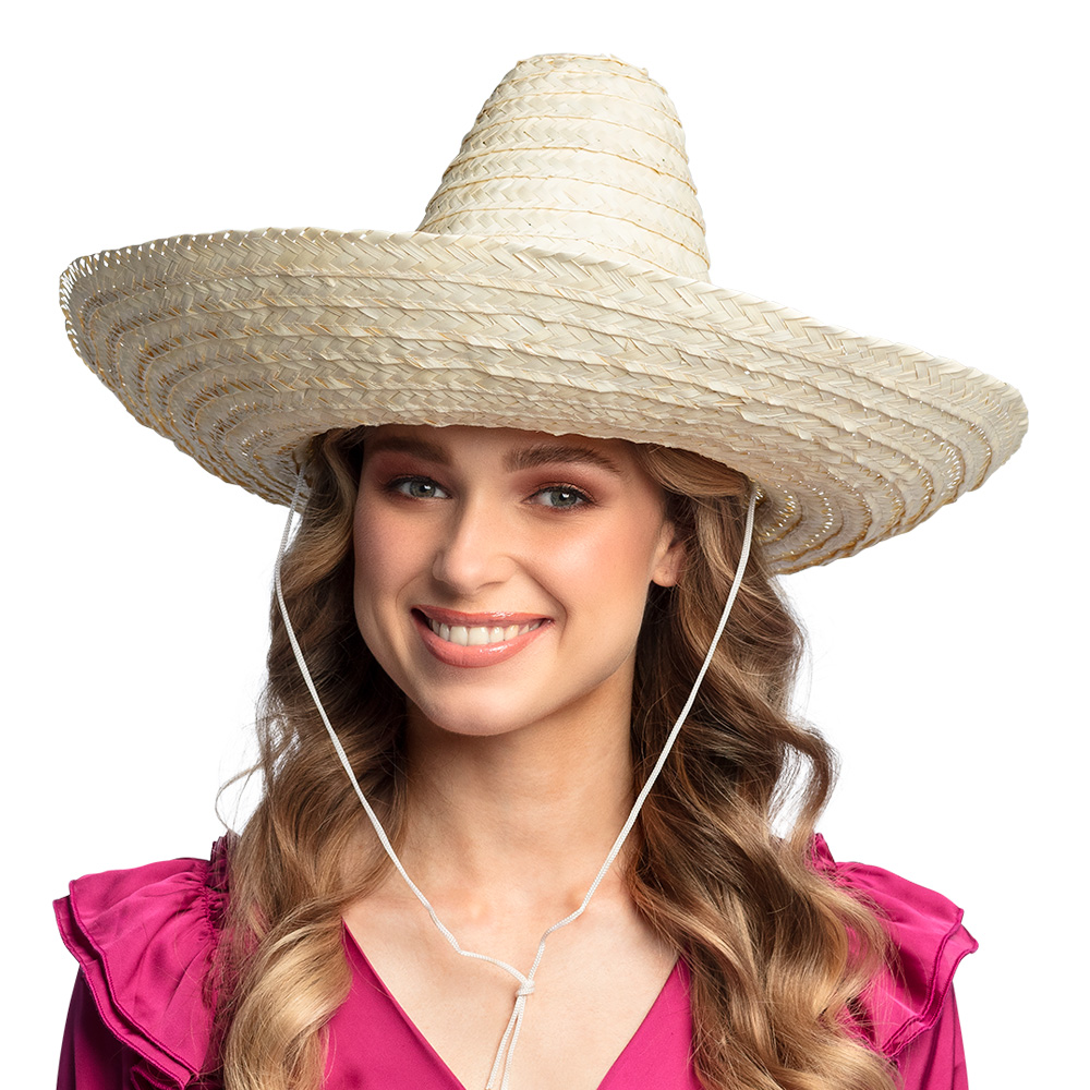 Sombrero Puebla naturel (Ø 49 cm)