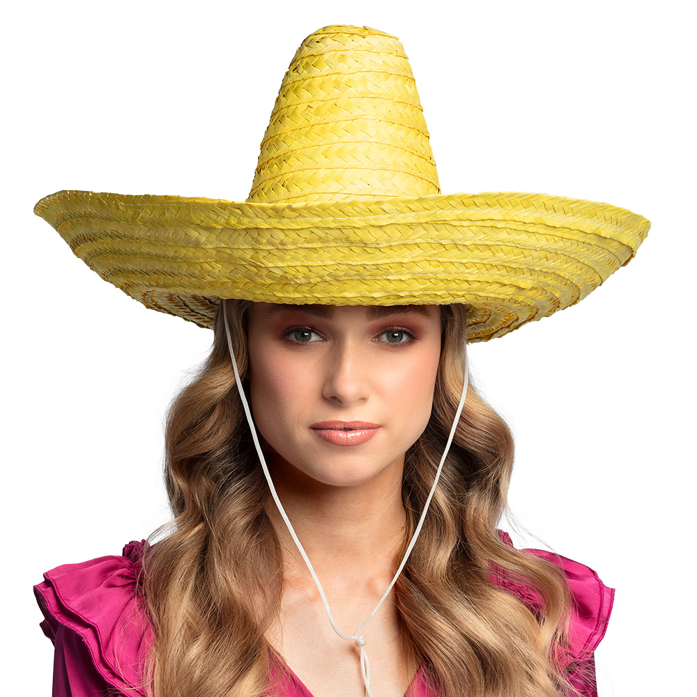 Sombrero Puebla geel (Ø 49 cm)