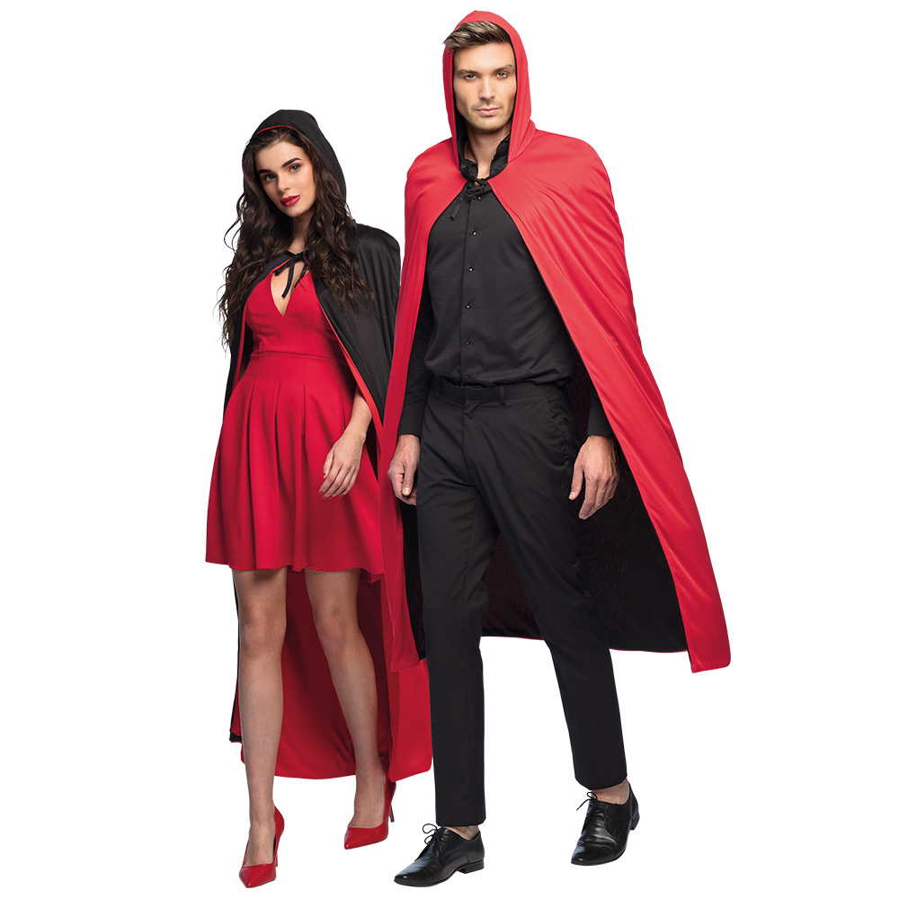 Cape Twilight zwart/rood omkeerbaar (170 cm)