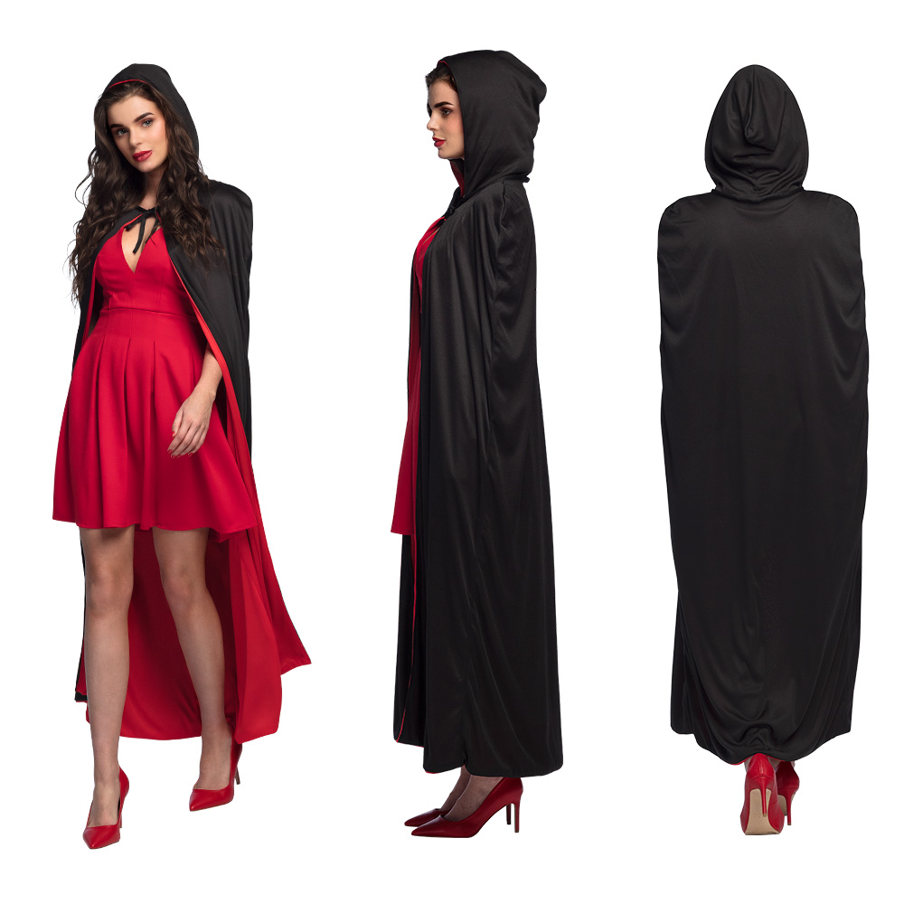 Cape Twilight zwart/rood omkeerbaar (170 cm)