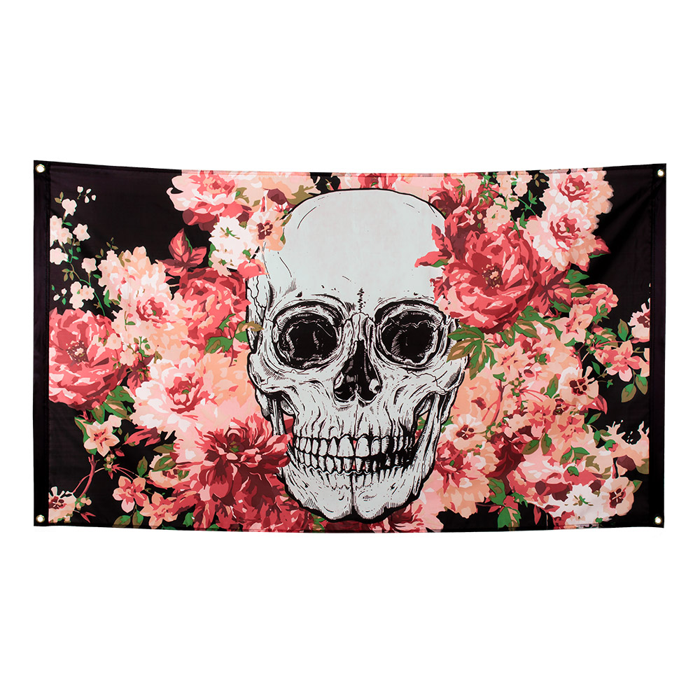 Polyester vlag Day of the Dead (90 x 150 cm)