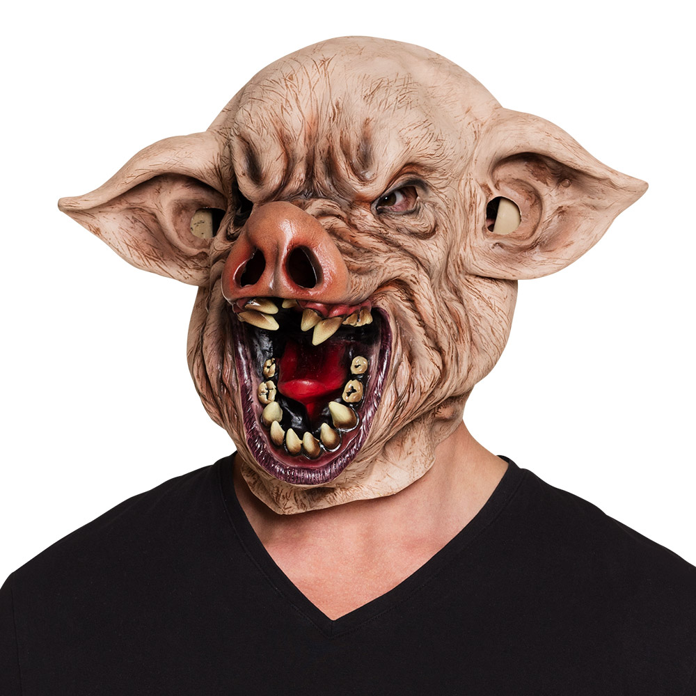 Latex hoofdmasker Halloween 10 ass.