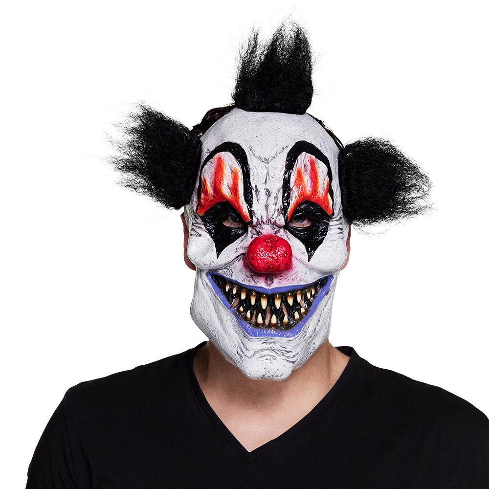 Latex gezichtsmasker Scary clown