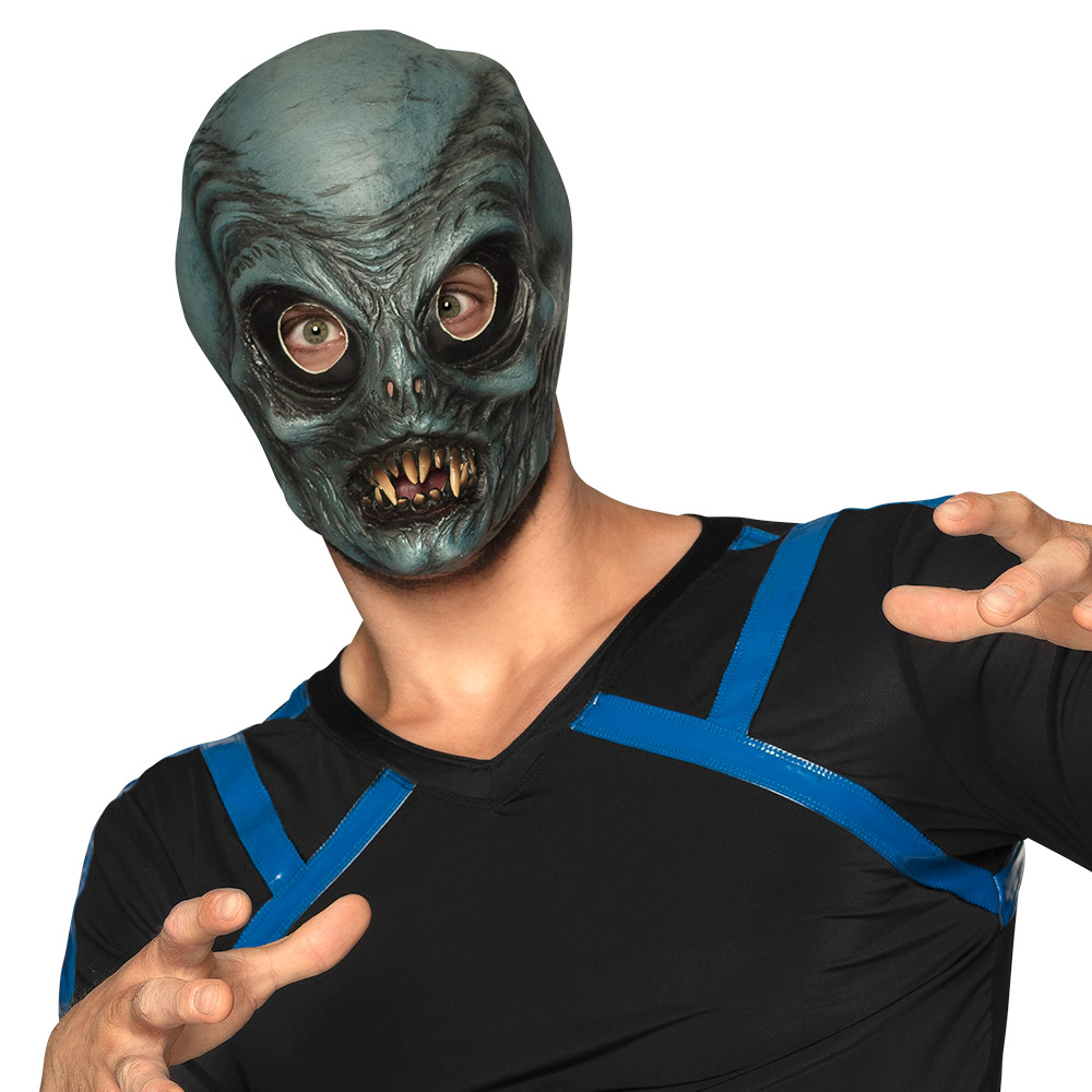 Latex hoofdmasker Alien