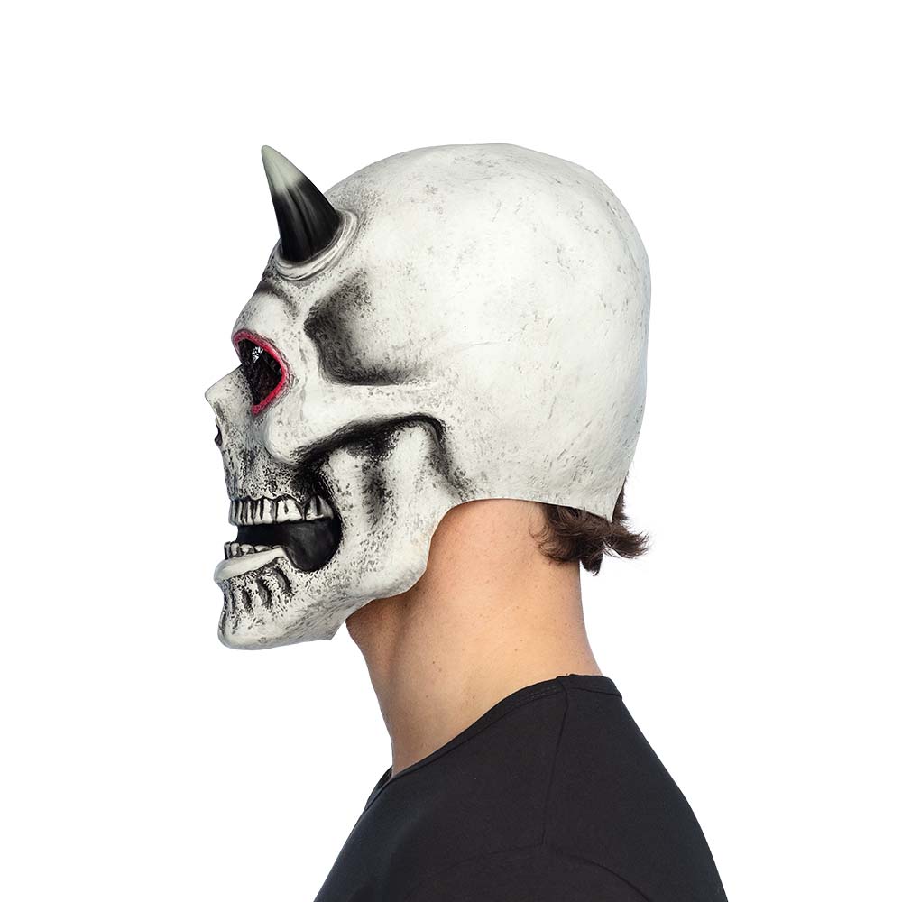 St. Latex hoofdmasker Duivel schedel