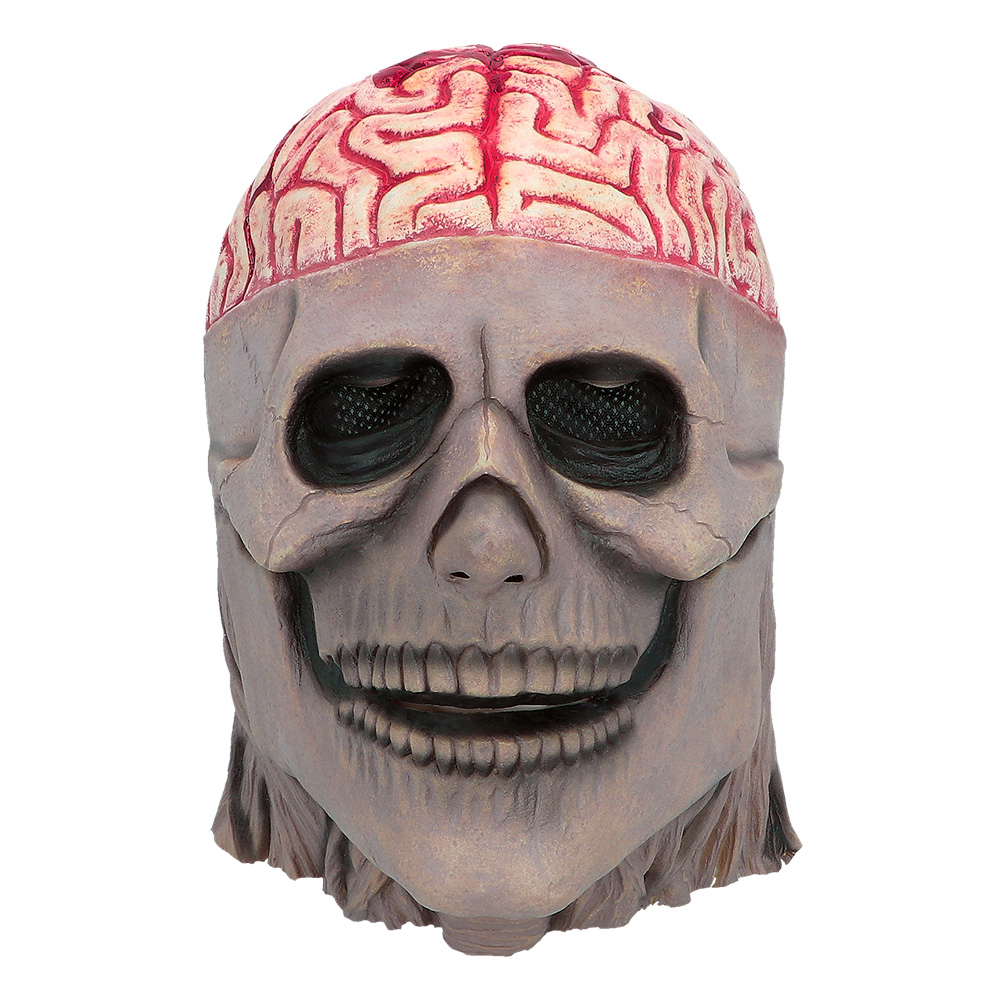 St. Latex hoofdmasker Brain skull