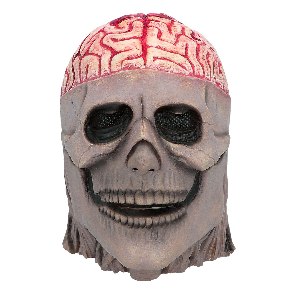 Latex hoofdmasker Brain skull