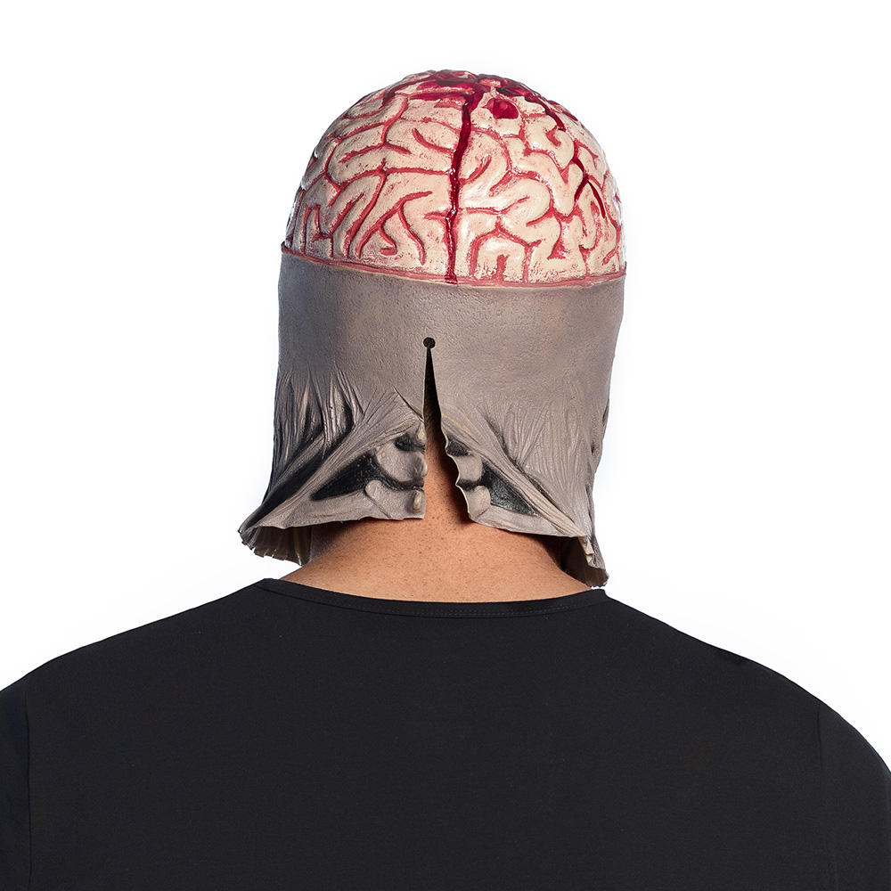 Latex hoofdmasker Brain skull