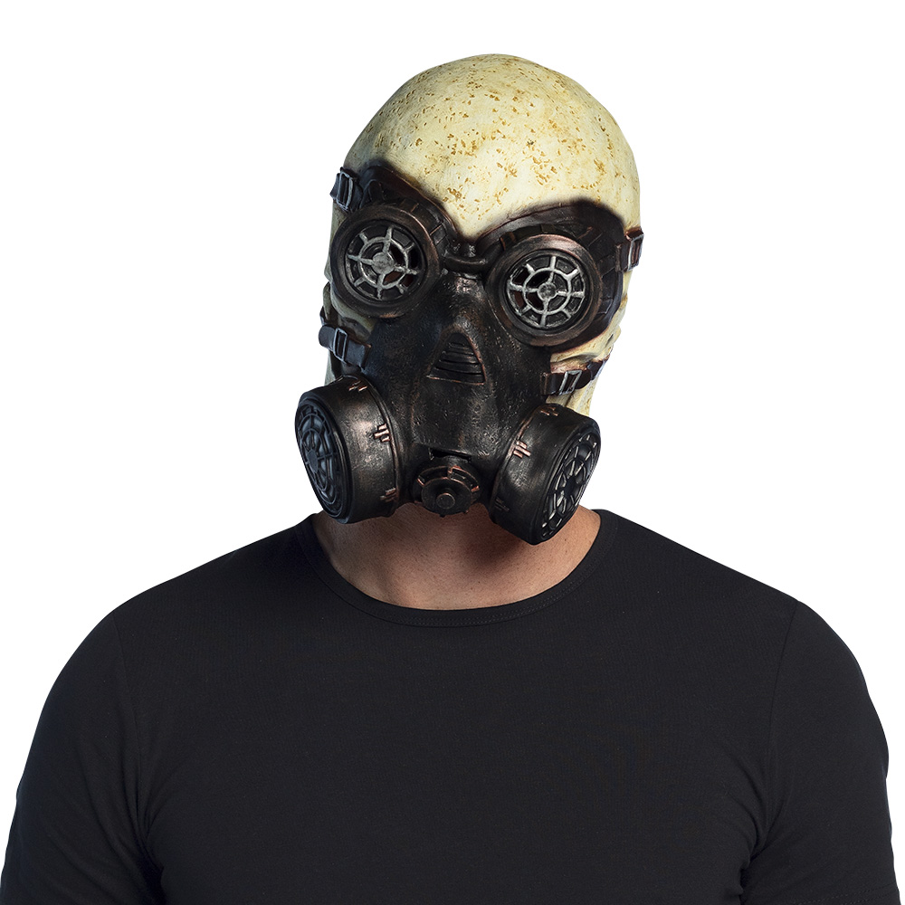 St. Latex hoofdmasker Gas skull