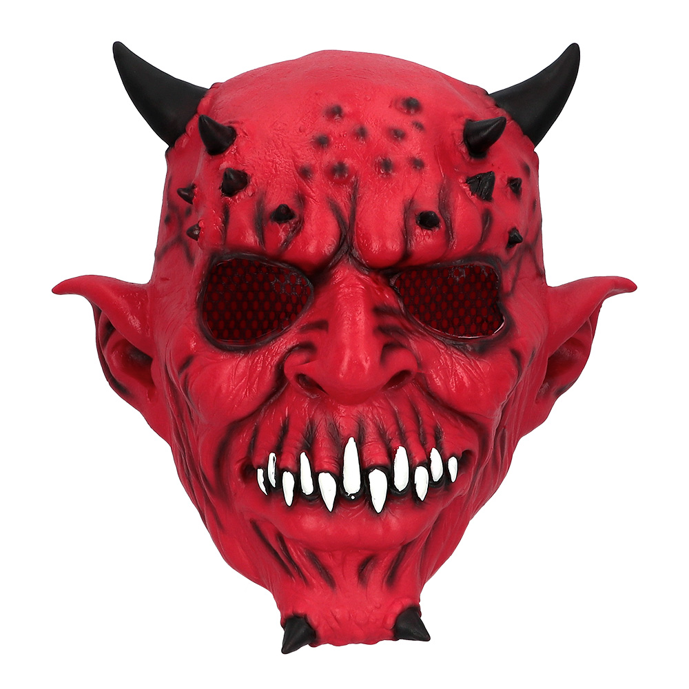 St. Latex hoofdmasker Creepy devil