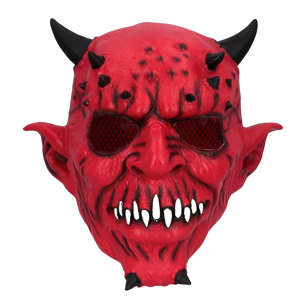 Latex hoofdmasker Creepy devil