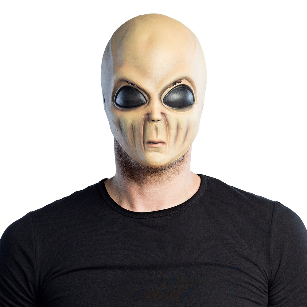 St. Latex hoofdmasker Wrinkly alien