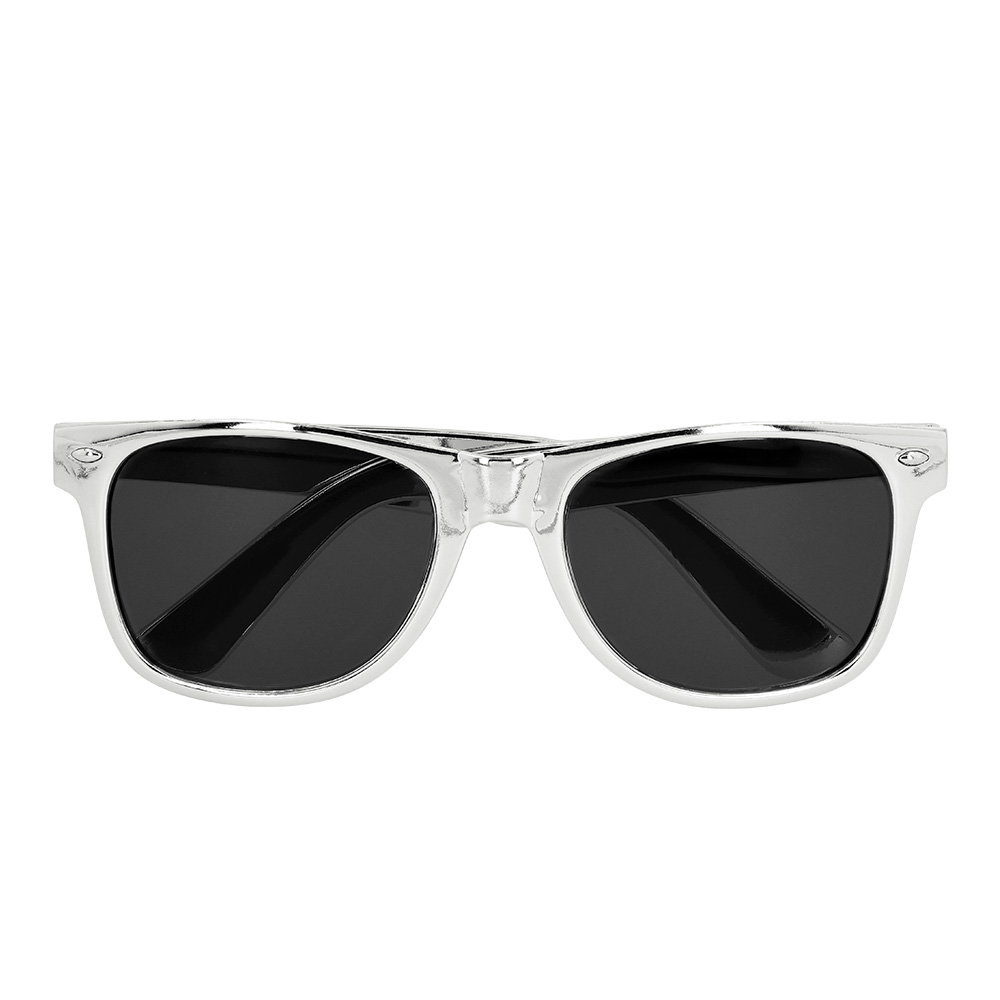 Partybril Metallic zilver