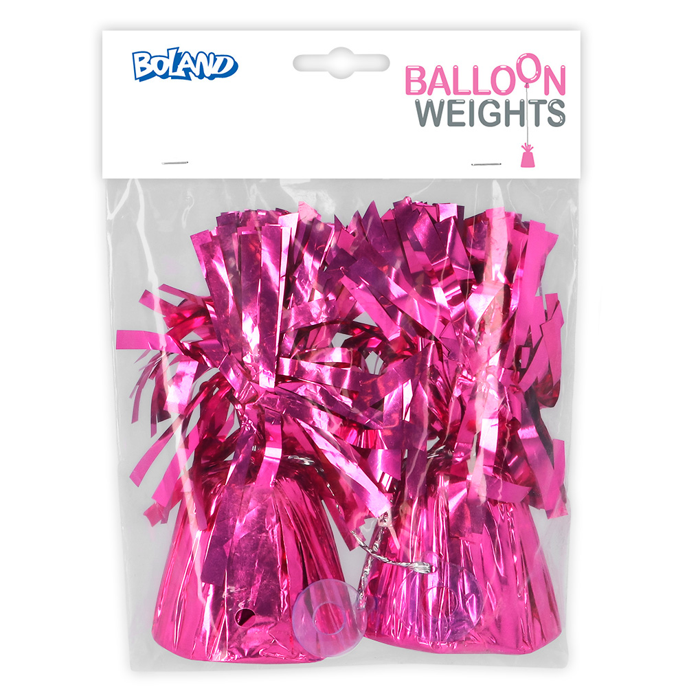 Set 2 Ballongewichten donkerroze (160 - 180 g)