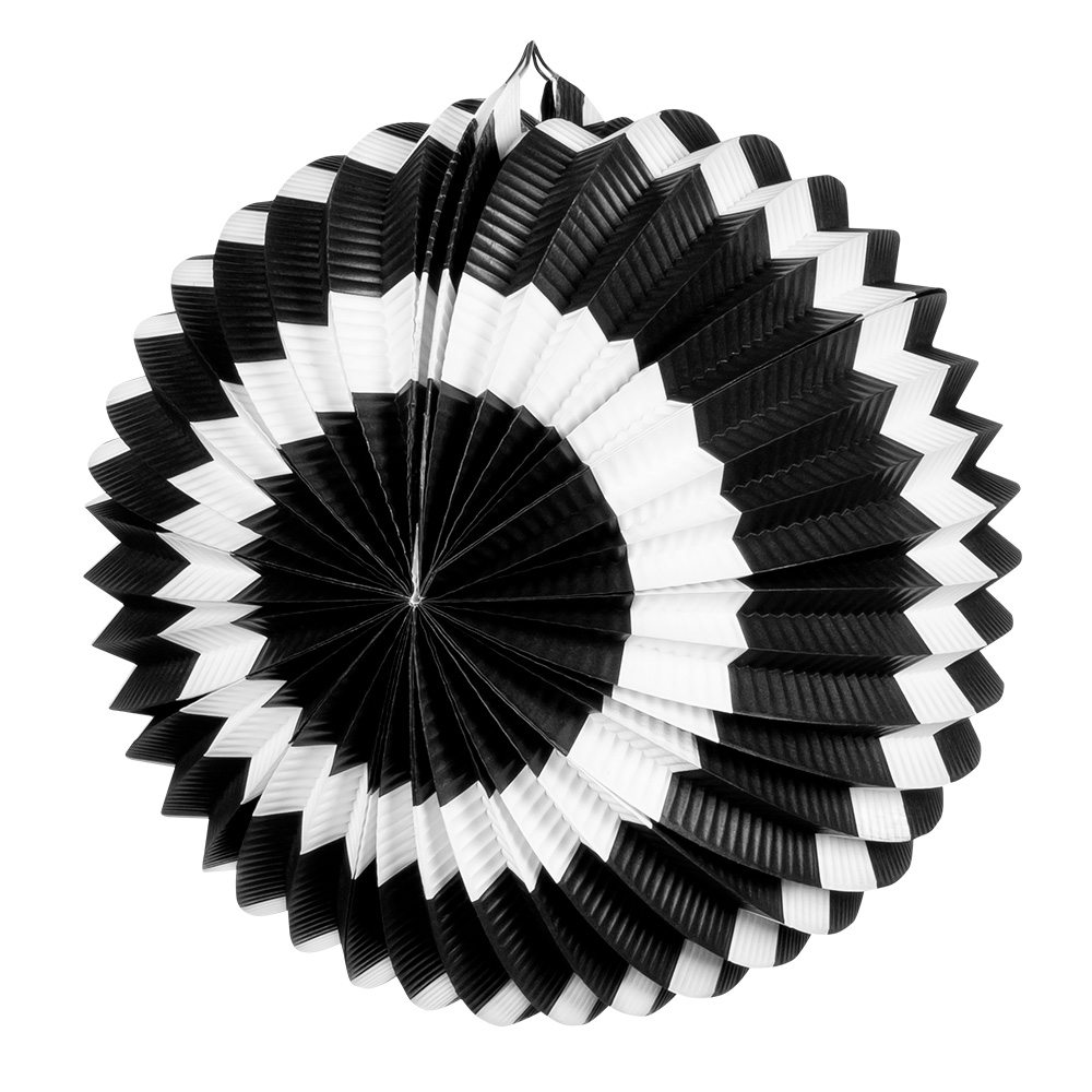 Set 2 papieren ballonlampionnen Party Time (23 cm)