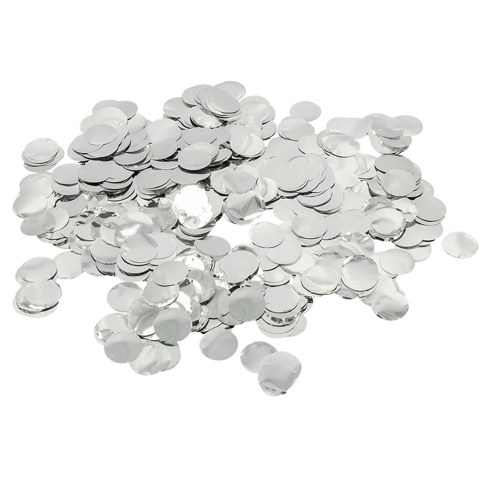 Zak Confetti metallic zilver 30 g