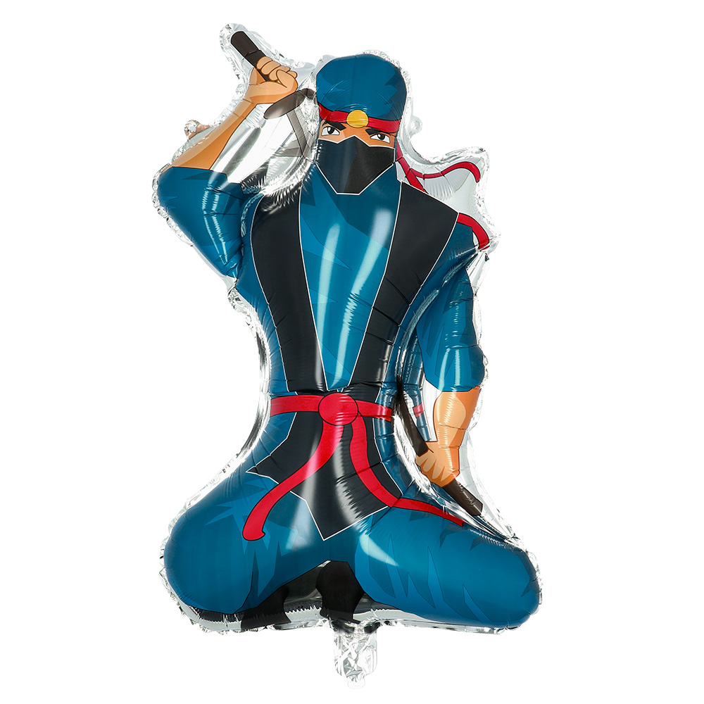 Folieballon Ninja dubbelzijdig (70 x 46 cm)