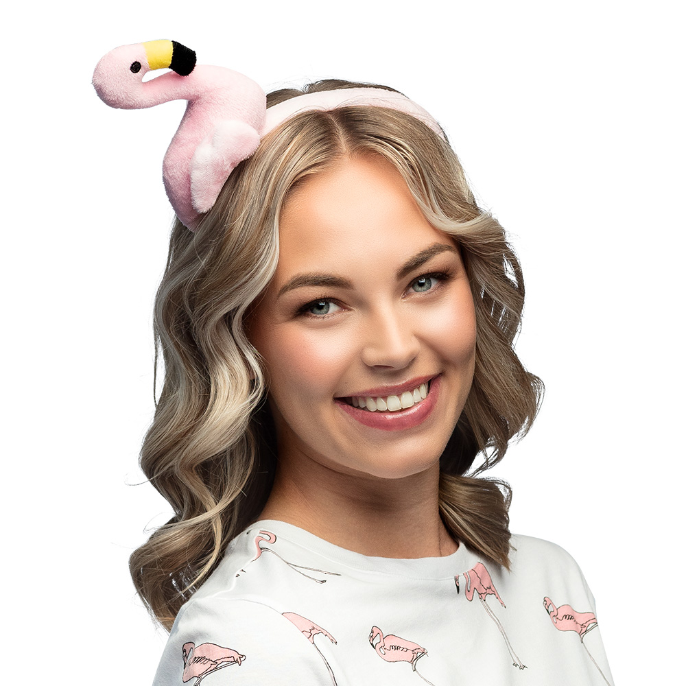 Diadeem Flamingo pluche