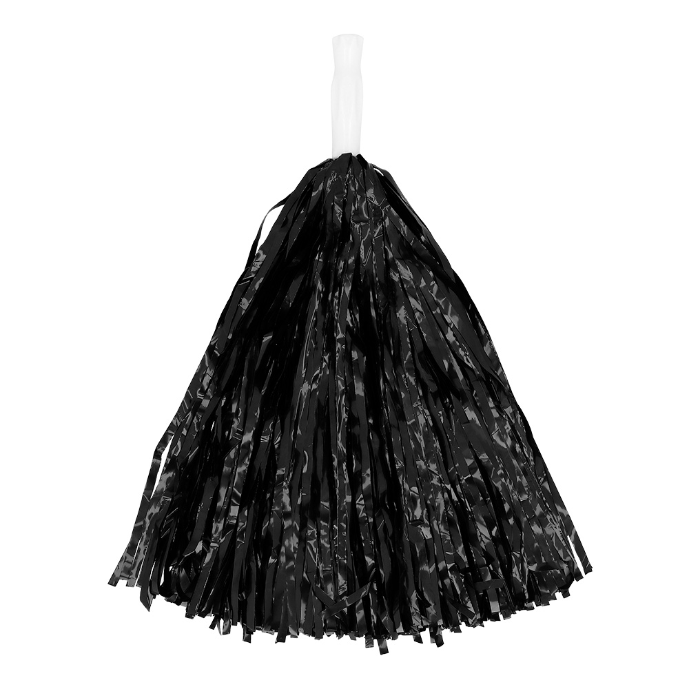 Pompom zwart (34 cm)